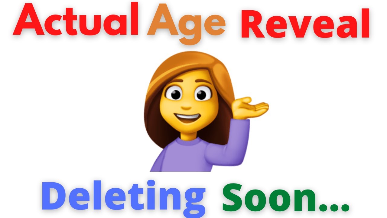 Finally My REAL Age Reveal (not what you expect)