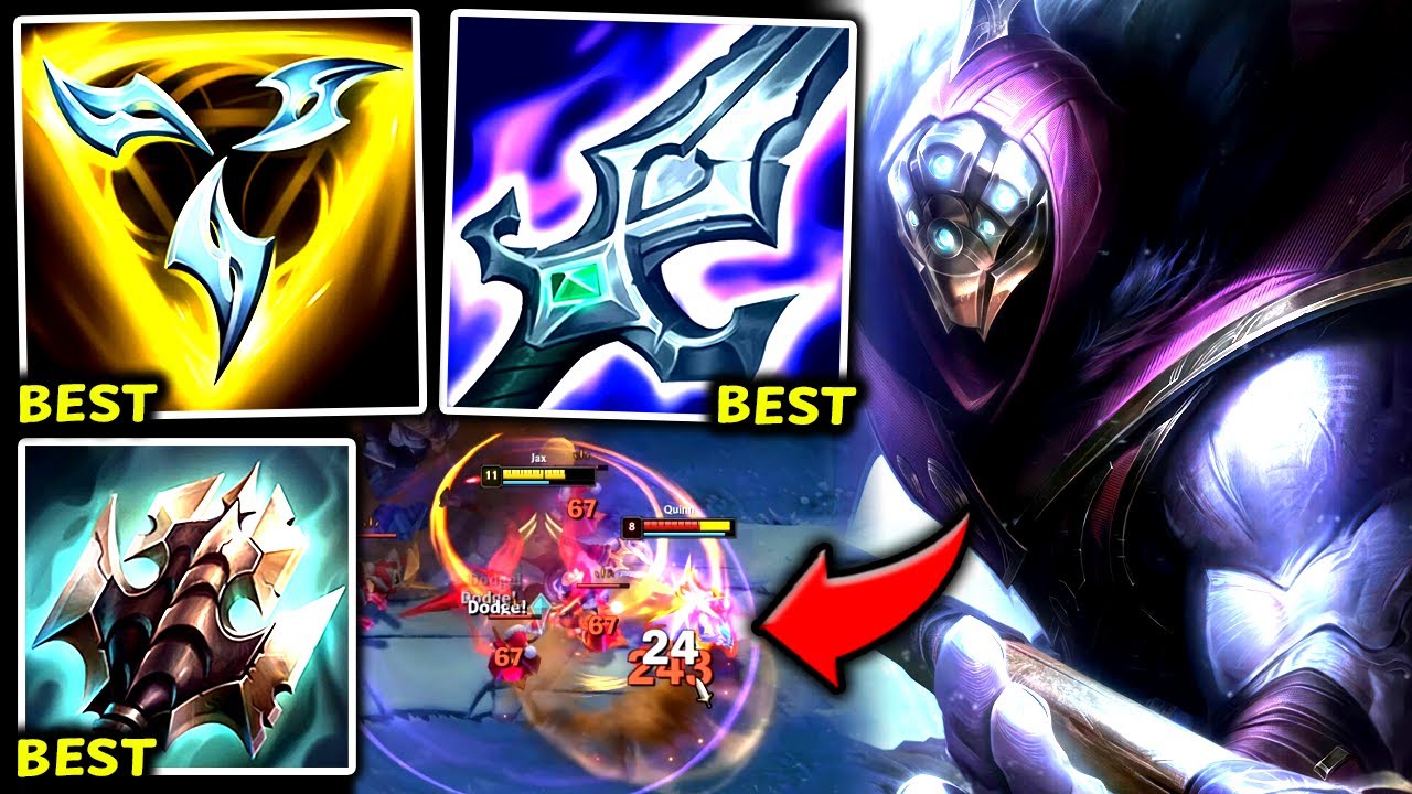 JAX TOP CAN 1V5 AND 100% COUNTER ALL S+ TIER TOPLANERS 👌 2025 Jax TOP Gameplay Guide