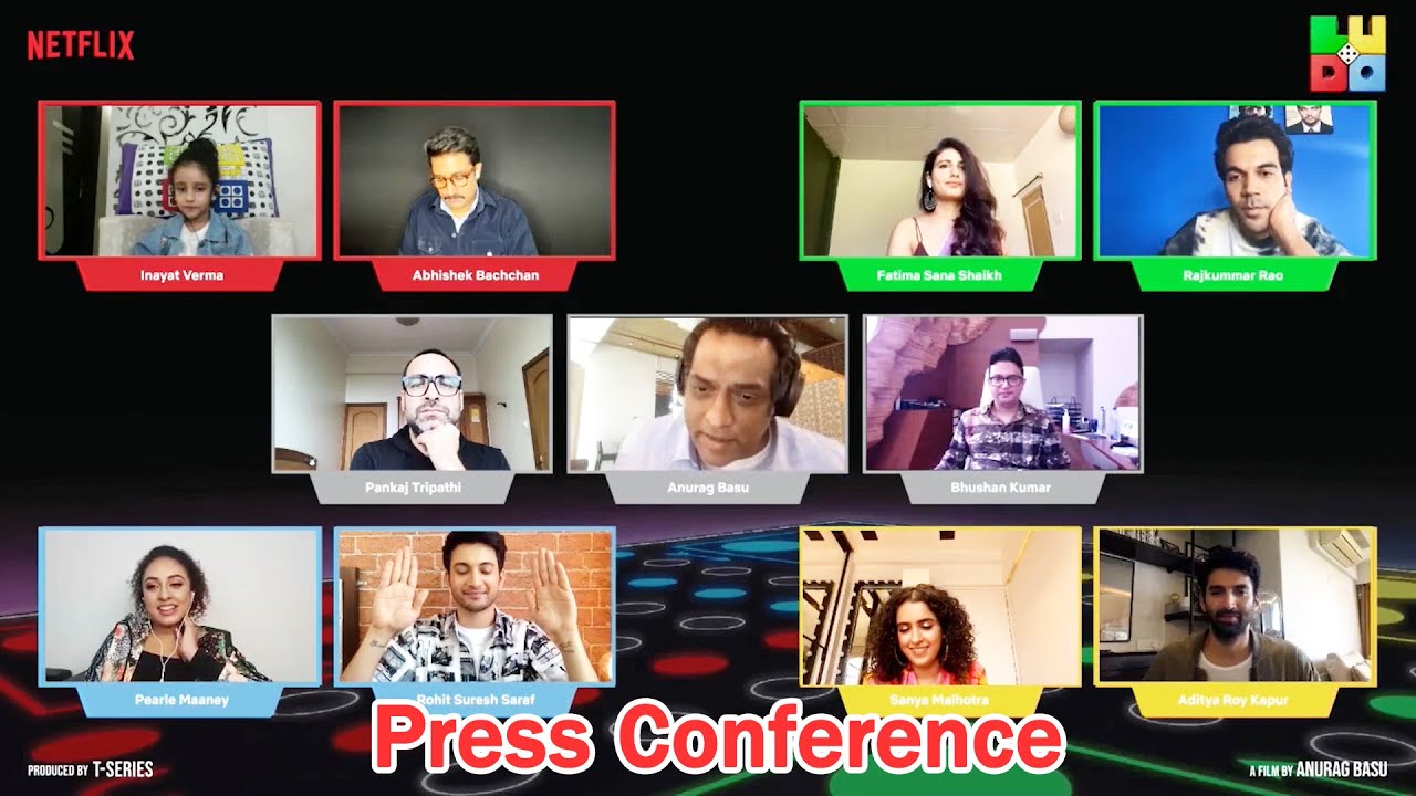 Ludo | Abhishek Bachchan, Aditya Roy Kapur, Rajkummar Rao, Pankaj Tripathi | Ludo Press Conference