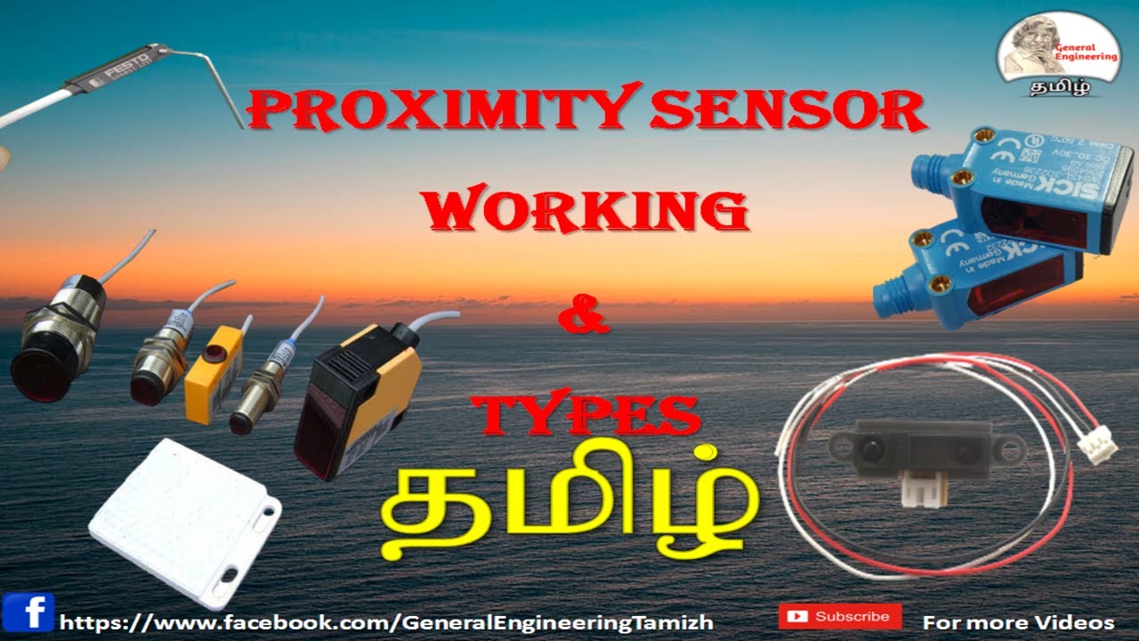 Inductive proximity sensor working animation and types in Tamil