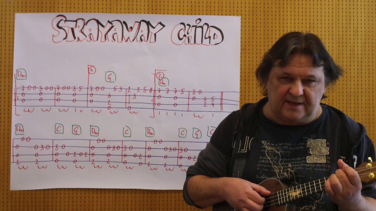 Fingerstyle UKULELE Lesson #188: STRAYAWAY CHILD (Irish Traditional)