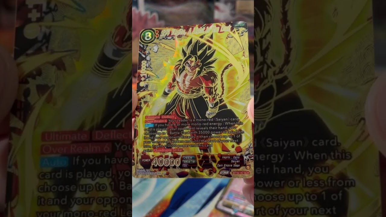 FINAL Secret Rare From Dawn of the Z Legends #bandainamco #dragonballsuper #dragonballsupercardgame