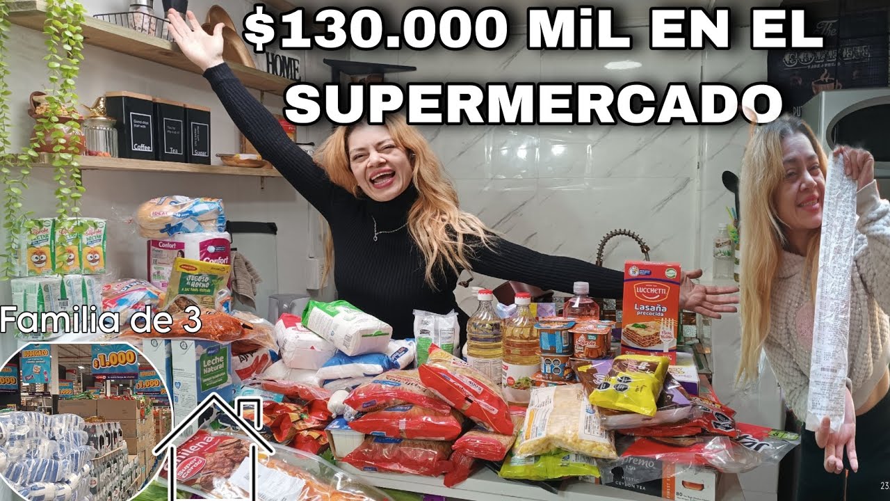 AGRADECIDOS de DIOS LLENANDO la DESPENSA ✅ COMPRA MENSUAL en BODEGA ACUENTA CHILE 🇨🇱