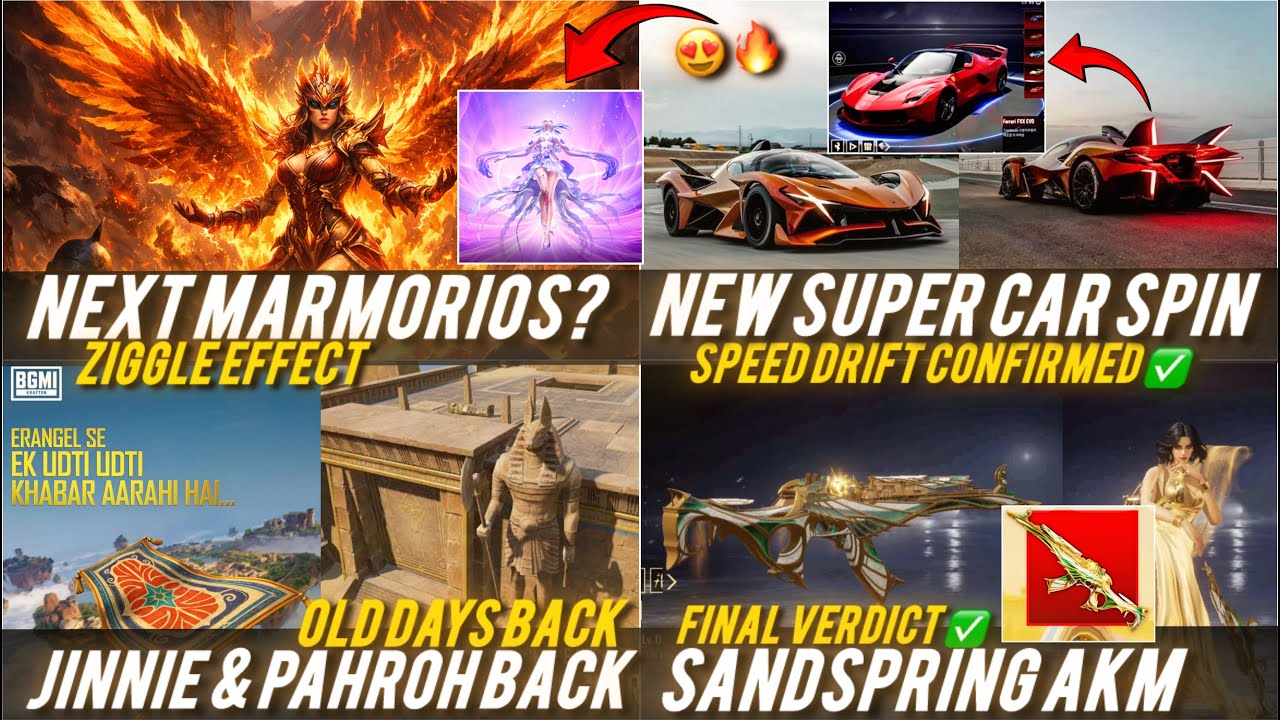 🔴NEW X-SUIT WITH ZIGGLE EFFECT🔥😱 NEXT SUPER CAR IS HERE ✅PHAROH EVENT IS BACK🔥SANDSPRING AKM BACK?