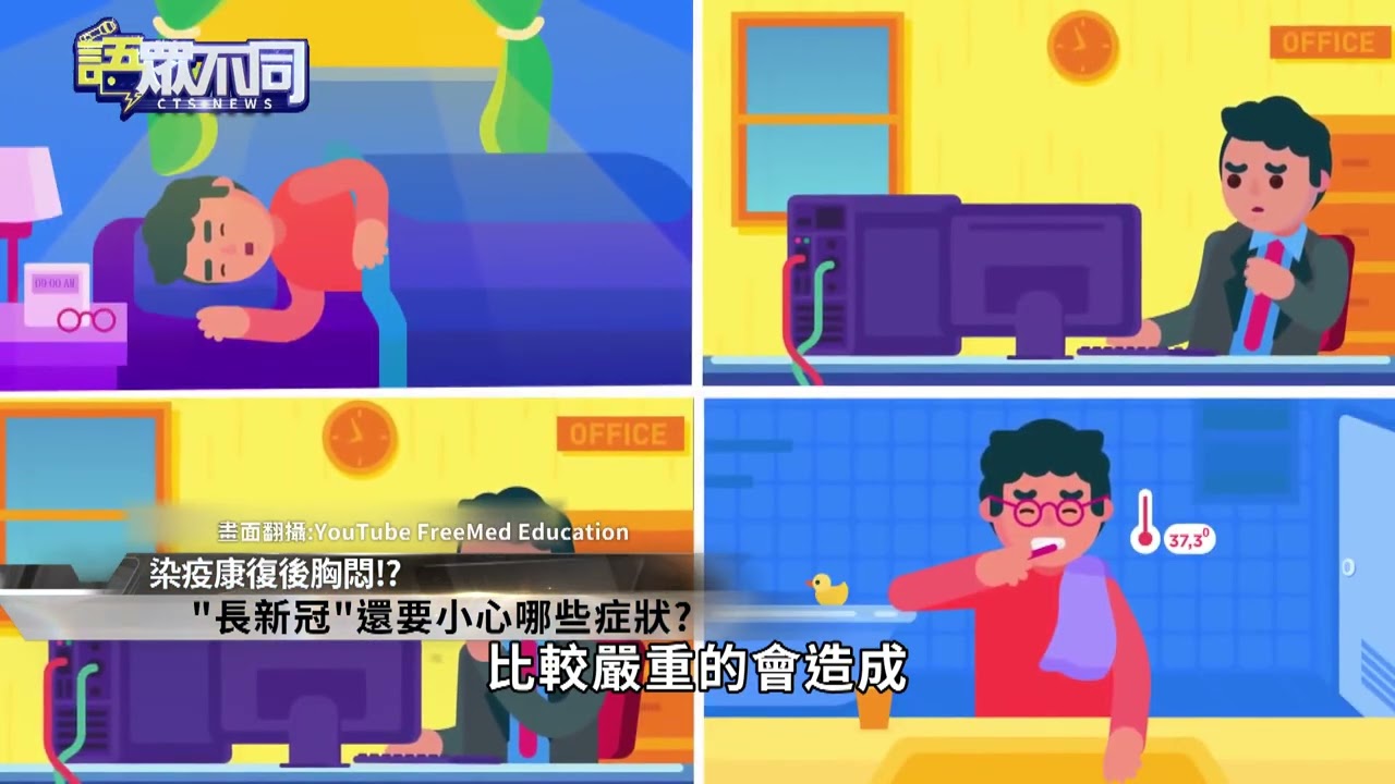 染疫康復後胸悶 