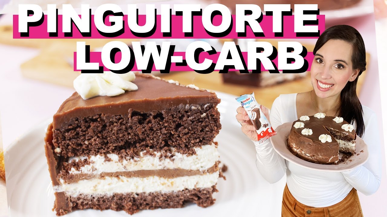 Pingui Torte LOW-CARB, Schokotorte (zuckerfrei, glutenfrei, Rezept)