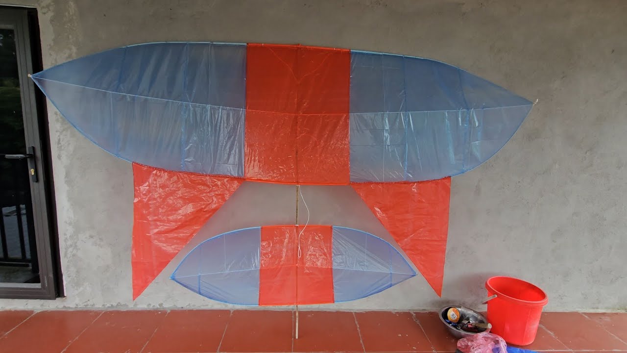 Mình sửa siêu phẩm diều mẹ bồng con dài 3m