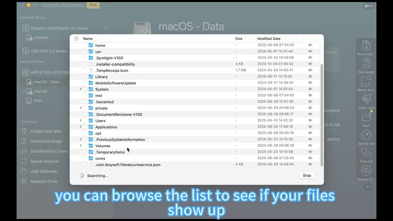 How to Restore Mac Files Using iBoysoft DiskGeeker's File Keeper