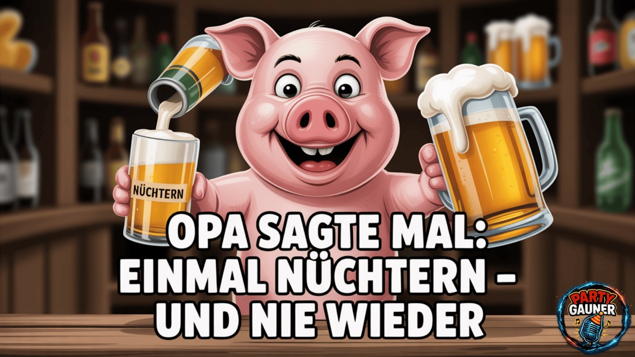 Opa sagte mal: Ein Mal nüchtern – und nie wieder | Party Schlager