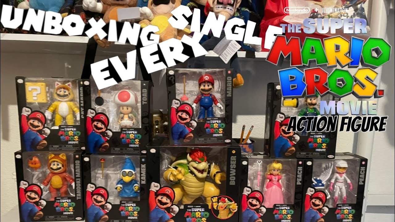 Unboxing EVERY Mario Movie Figure