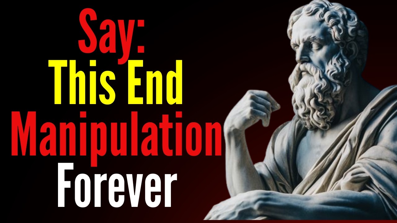 10 Stoic Phrases to Silence Manipulators Instantly | Stoicism | Stoic Wisdom