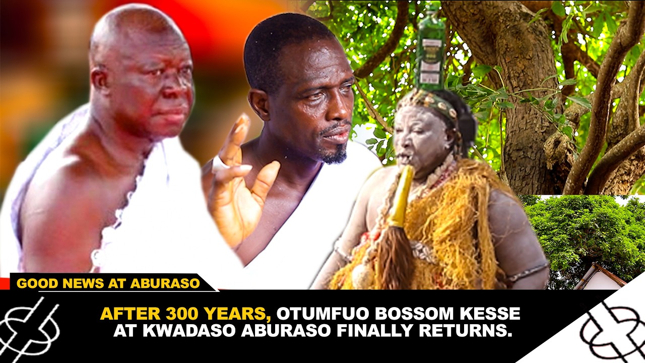 BREAKING NEWS!!! AFTER 300 YEARS, OTUMFUO BOSSOM KESSE AT KWADASO ABURASO FINALLY RETURNS