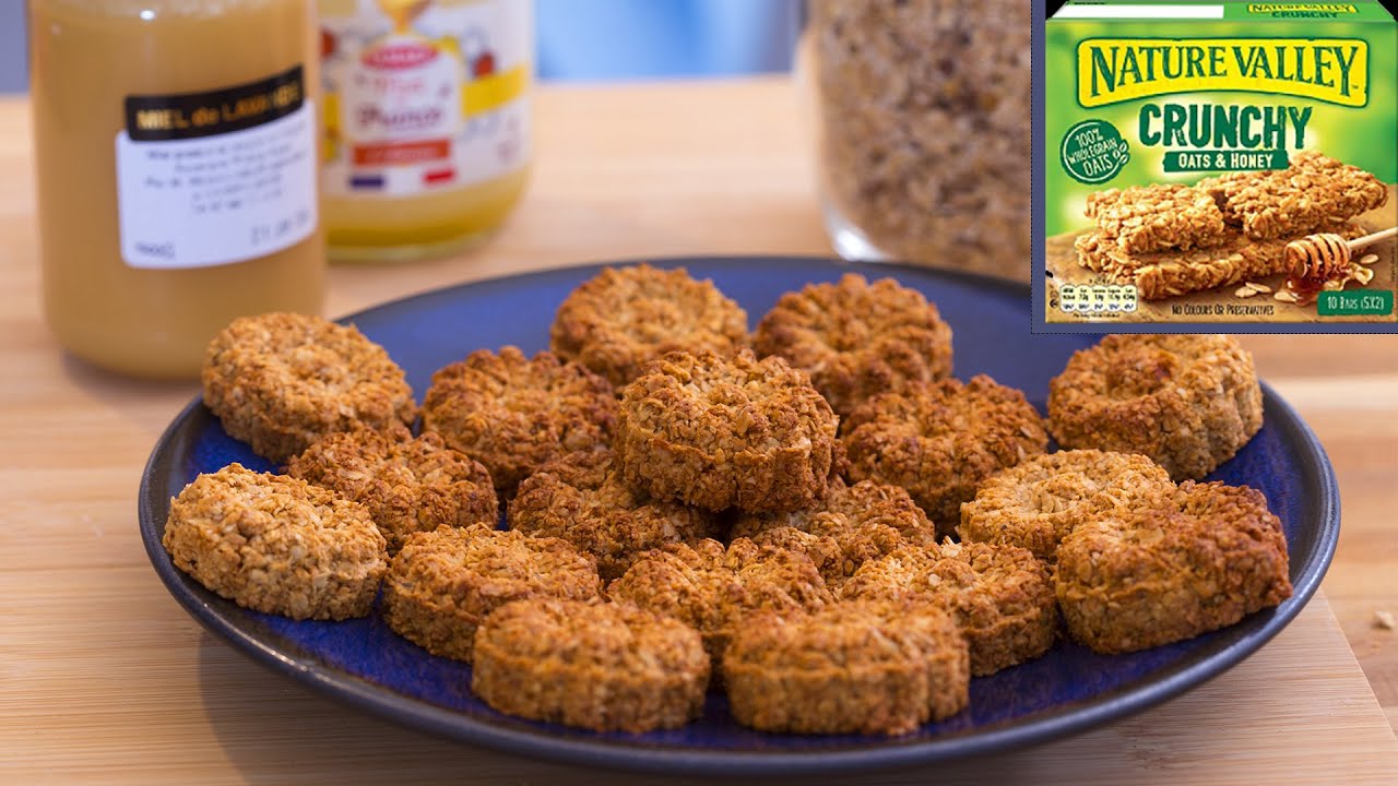 Biscuits avoine miel façon barre Nature Valley