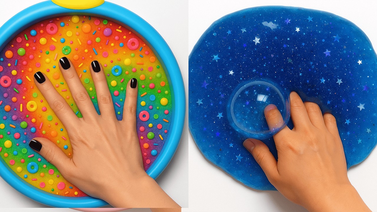 3 Hour of Satisfying Galaxy Slime ASMR Videos For Sleep – Relaxing Slime #785