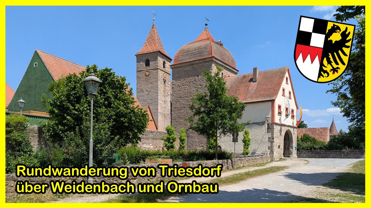 Mittelfranken 2025: Eine Rundwanderung von Triesdorf &uuml;ber Weidenbach und Ornbau
