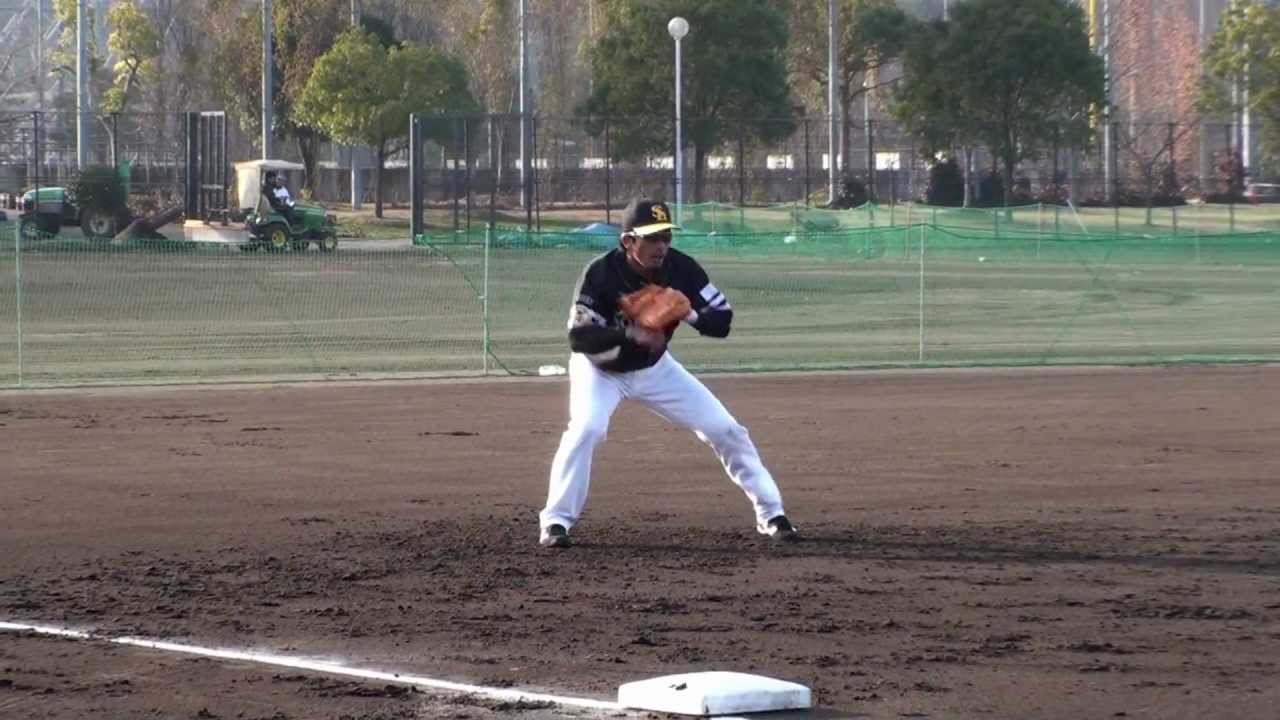 松田と今宮の特守  （SoftBank HAWKS  Spring Camp 2013 in MIYAZAKI ）