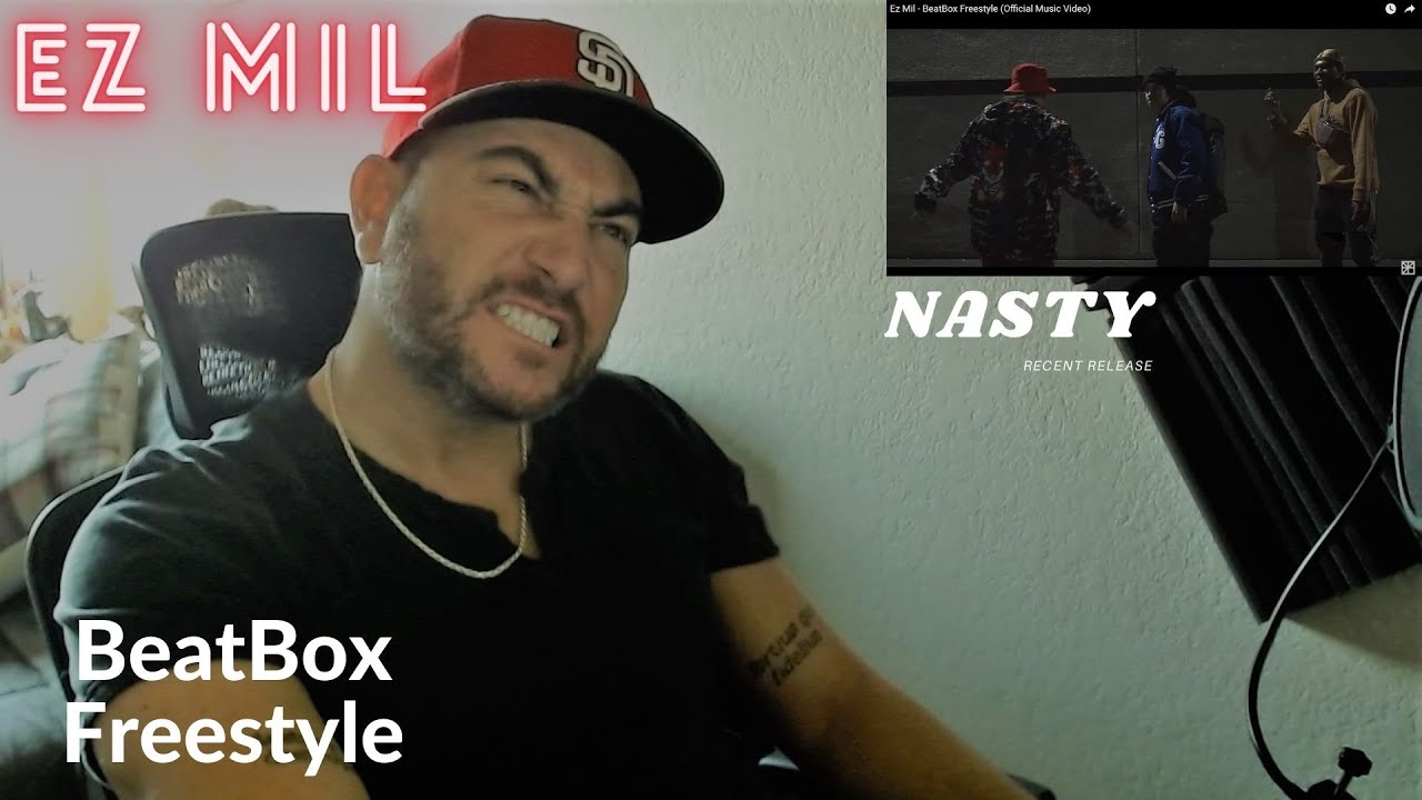 Ez Mil - Beatbox Freestyle - First Time Ever Reacting! REALLY Good!!!!!