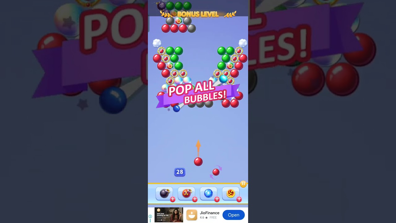 Bubble Shooter Classic Gameplay 💣 | Colorful Bubble Pop Puzzle | Calm & Fun Game 🎮