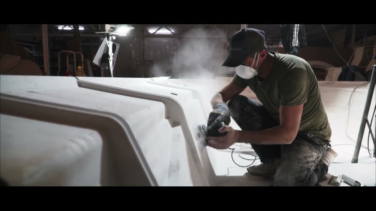 SOFIC produkcja kopyta form cnc Canna Boats timelaps