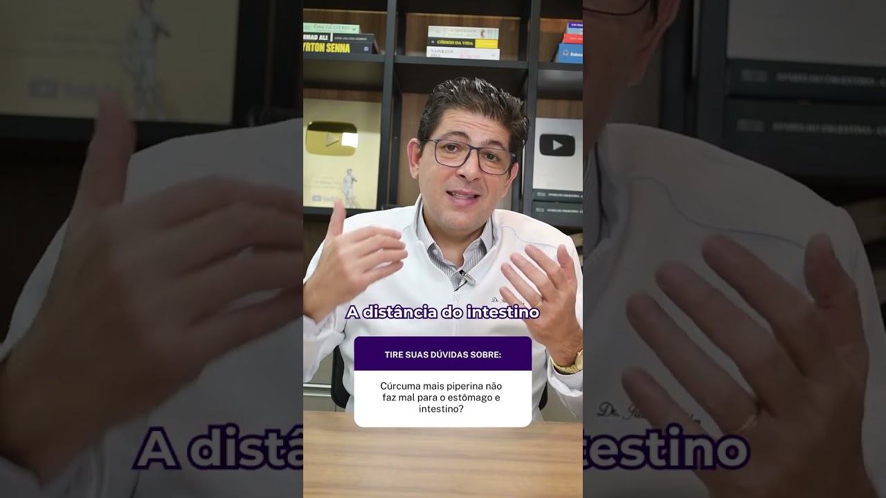 Cúrcuma mais piperina não faz mal para o estômago e intestino?