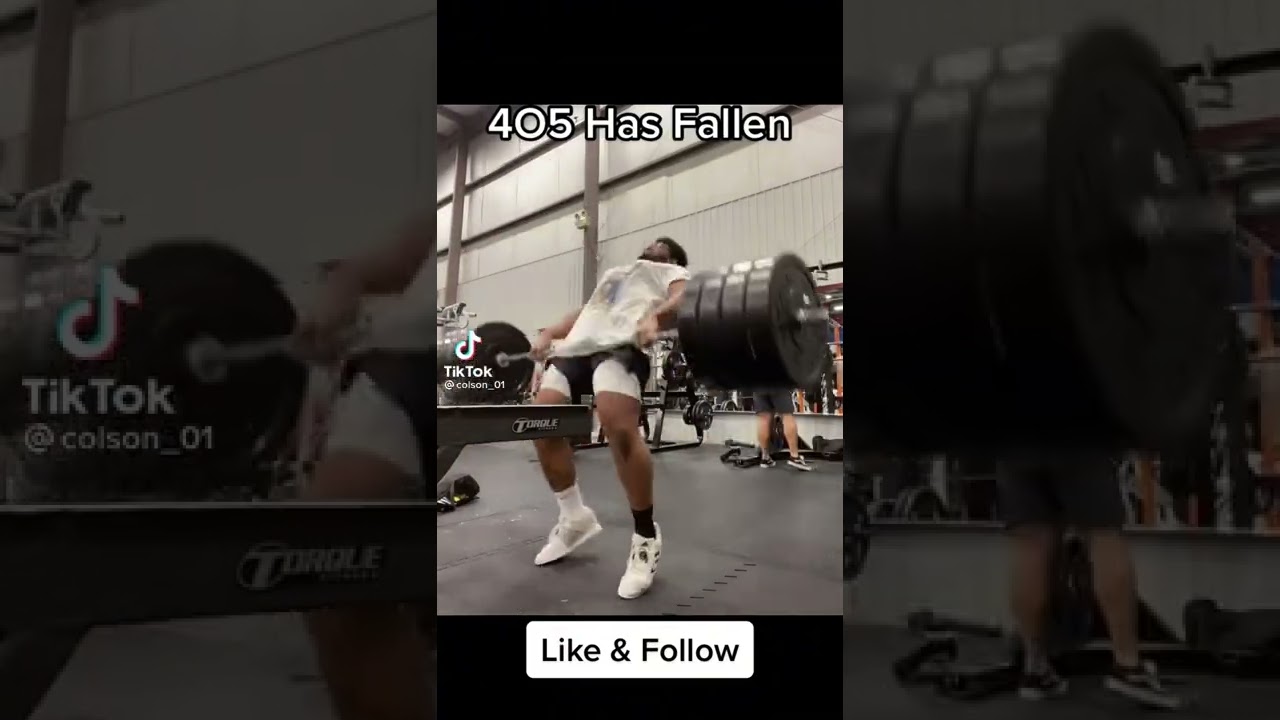 405 pound hang clean #shorts