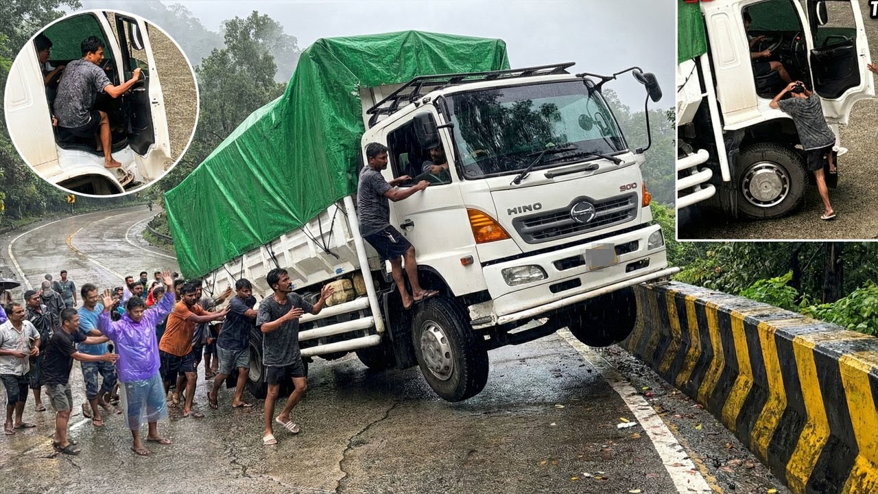 PENYELAMATAN DRAMATIS !!! BELUM MAHIR BAWA TRUK, Driver Muda Terpaksa Digantikan di Sitinjau Lauik