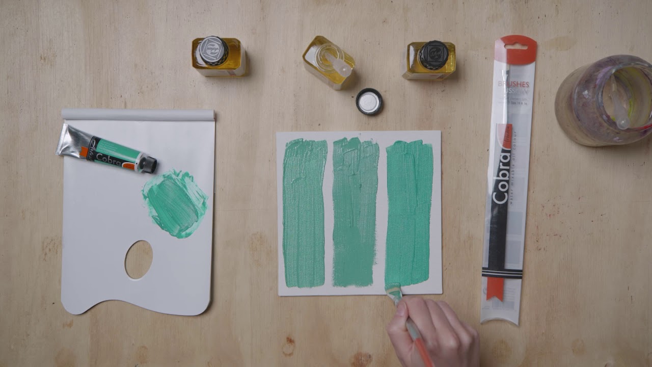 How do you use Cobra Mediums? | Changing paint properties | Watermixable Oil paint | Solvent Free