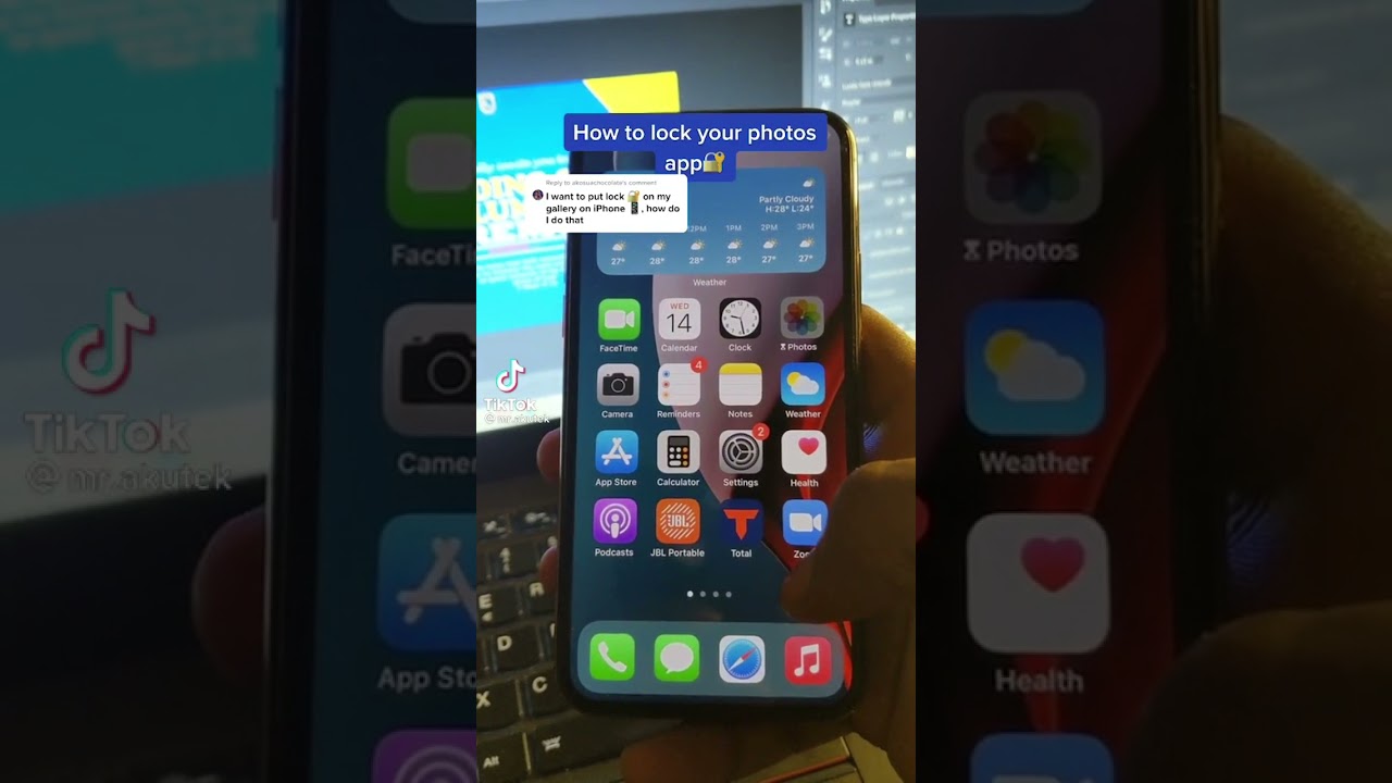 iPhone - How To Put Passcode On Photos On iPhone