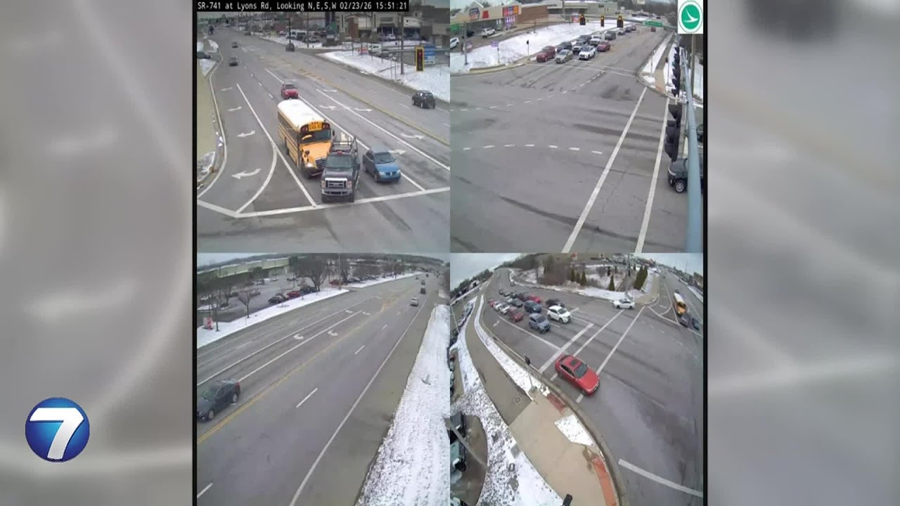 Video obtained from ODOT of bus crash on State Route 741 in Miami Twp. | WHIO-TV