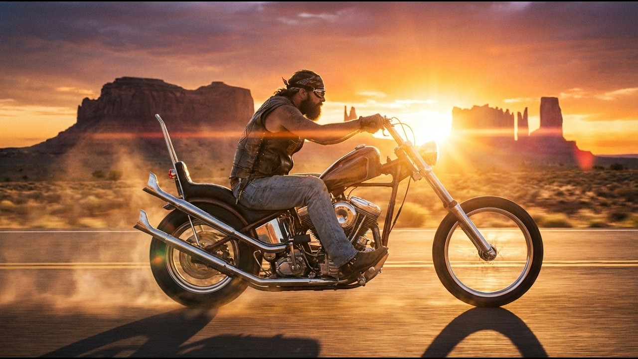 RENEGADE RIDER 🏍️ Heavy Blues Rock & Biker Metal for the Open Road