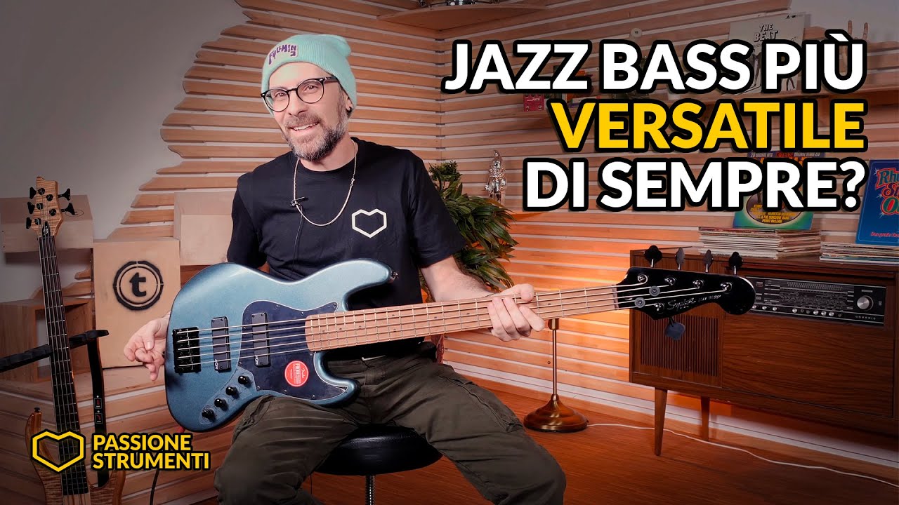 Il basso Squier che non ti aspetti: moderno, attivo e super versatile!