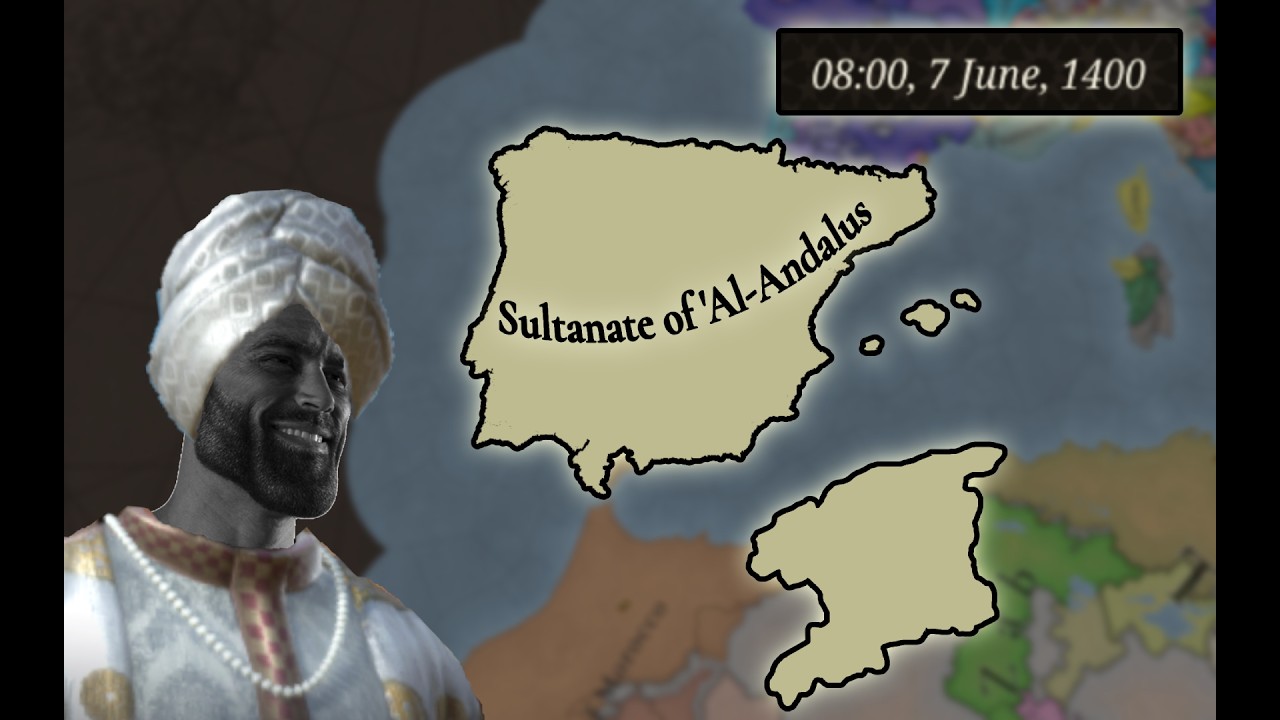 The ULTIMATE Granada Guide to Reclaiming ALL OF Iberia By 1400 in Europa Universalis Patch 1.1.9