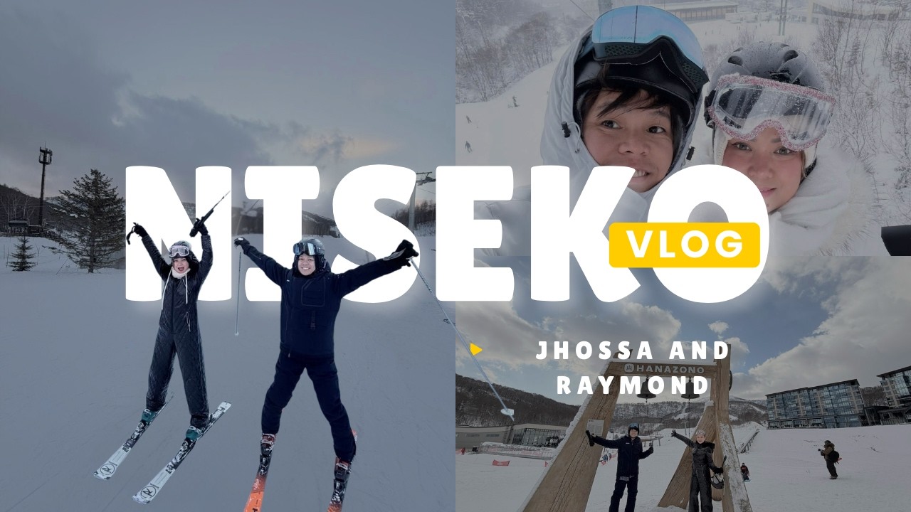 We Tried Skiing for the First Time in Niseko… Then This Happened | Jhossa and Raymond