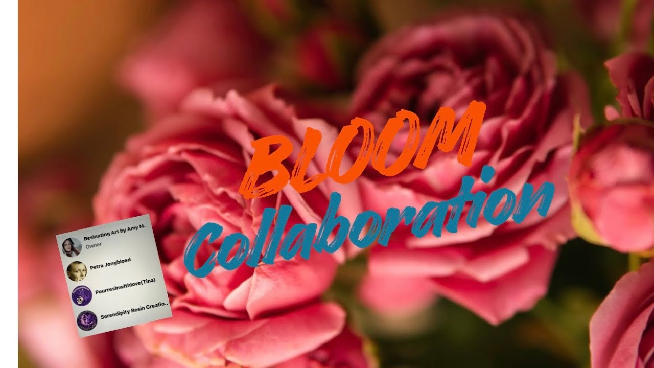 #218 BLOOM Collaboration 🌸🩷#diy #epoxy #resina #epoxyresin #resin 