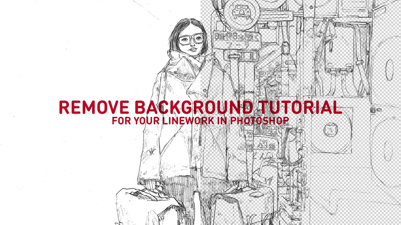 Remove Background from Line Art in Photoshop