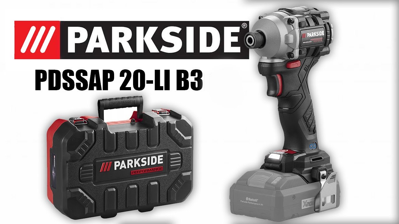 Акумуляторний ударний шуруповерт, імпакт, гайковерт Parkside PDSSAP 20-LI B3 226Nm