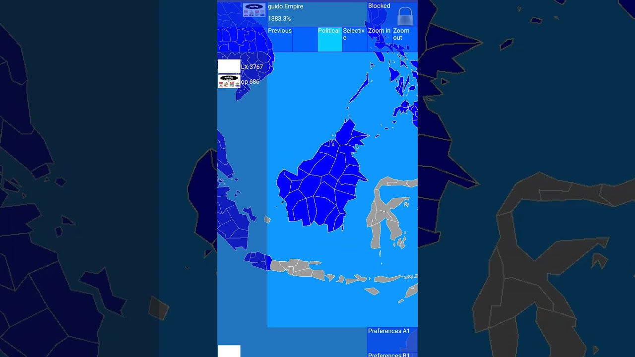 guido menguasai Asia Timur Asia tenggara  dan Eropa Tengah