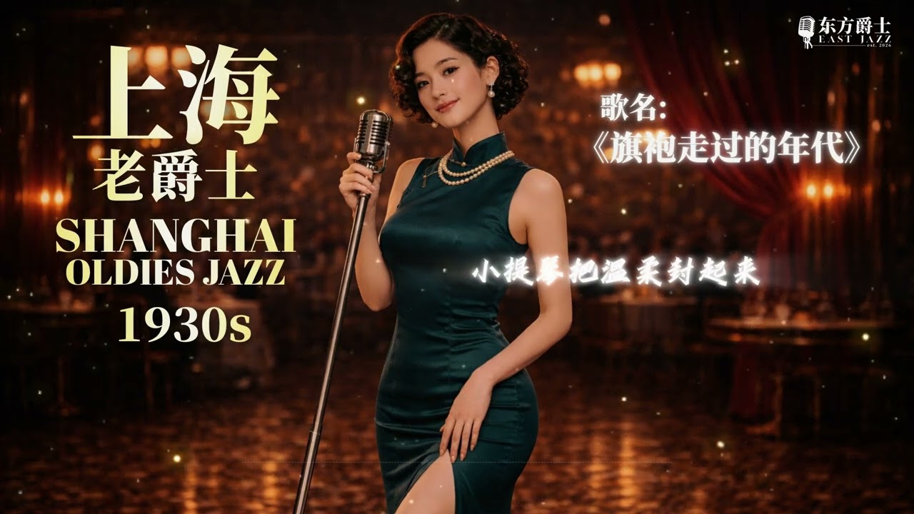 《旗袍走过的年代》 |   上海老爵士适合睡眠/轻松/睡眠/读书/工作 - ShangHai Oldies Jazz for Relaxing/Sleep/Study/Work