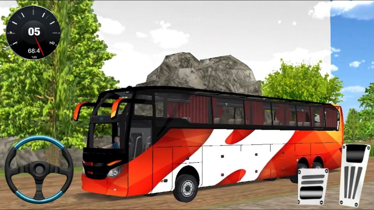 Offroad Bus Driving Game | Dangerous Mountain Roads | Android Gamplay