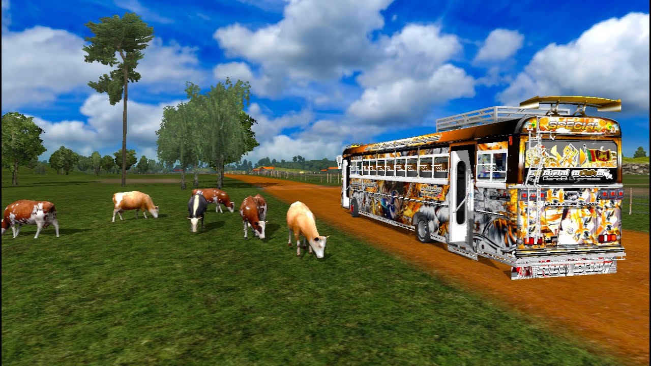 යෑමක් තමා තියෙන්නෙ...🤍🔥Sri Lanka Bus Mod Game Play ETS 2 2024 | MADUSHANKA GAMING