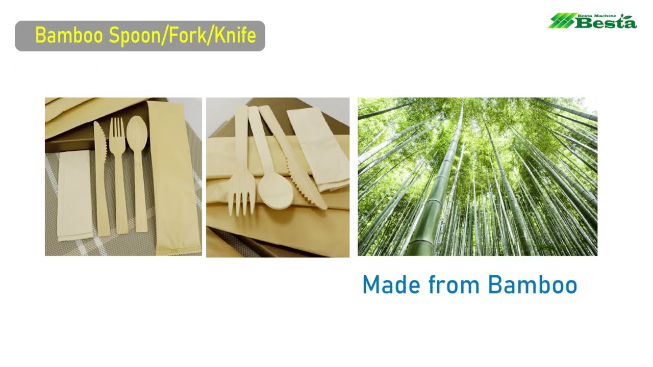Disposable Bamboo Spoon Fork and Knife Making Machine