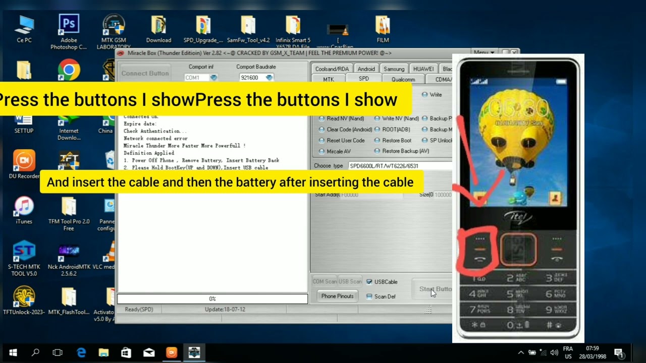 how to Unlock  code for itel 5625 use miracle box 2.8 free tool