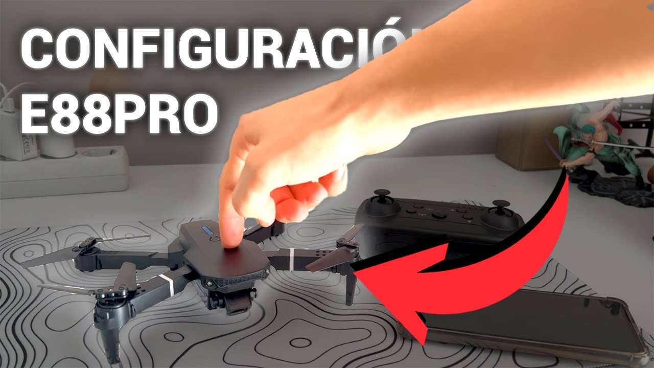 TUTORIAL cómo CONFIGURAR el DRON E88Pro 4k 2024