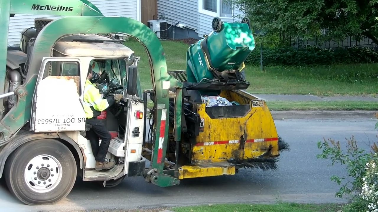 Garbage Collected by Automated Front Loader