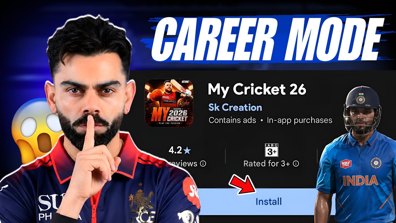 😱Career Mode Finally! Download This New Cricket Game