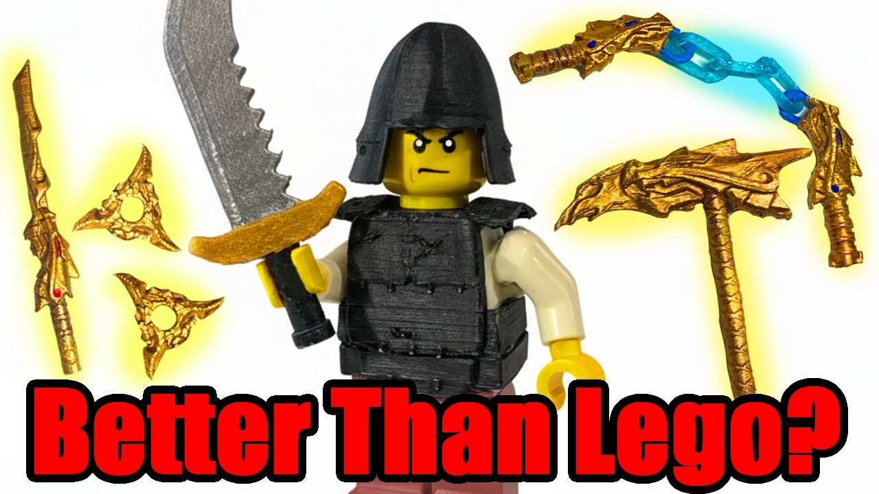 I Made Ninjago Weapons That LEGO Couldn't!