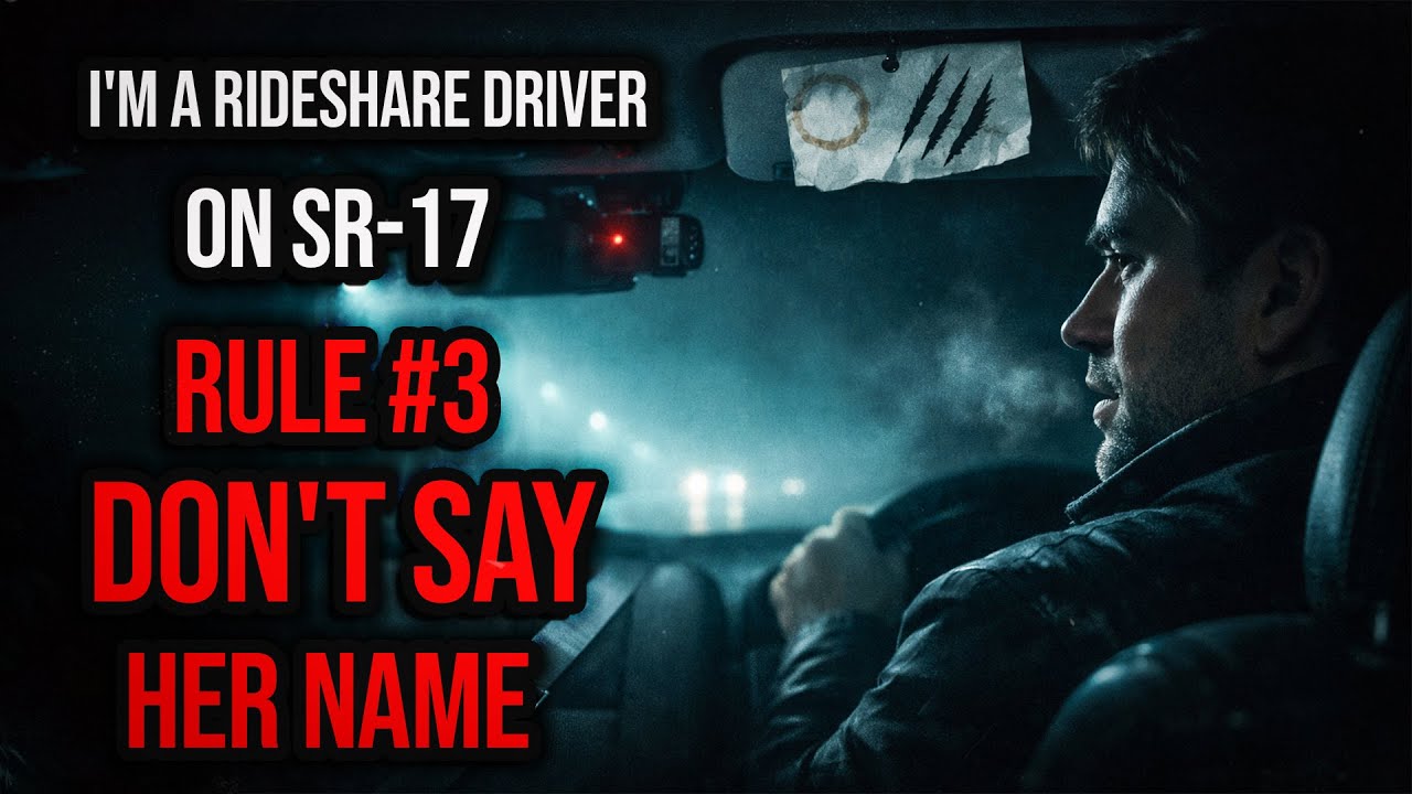 I'm a Rideshare Driver on SR-17. Rule #3: Don't say her name.