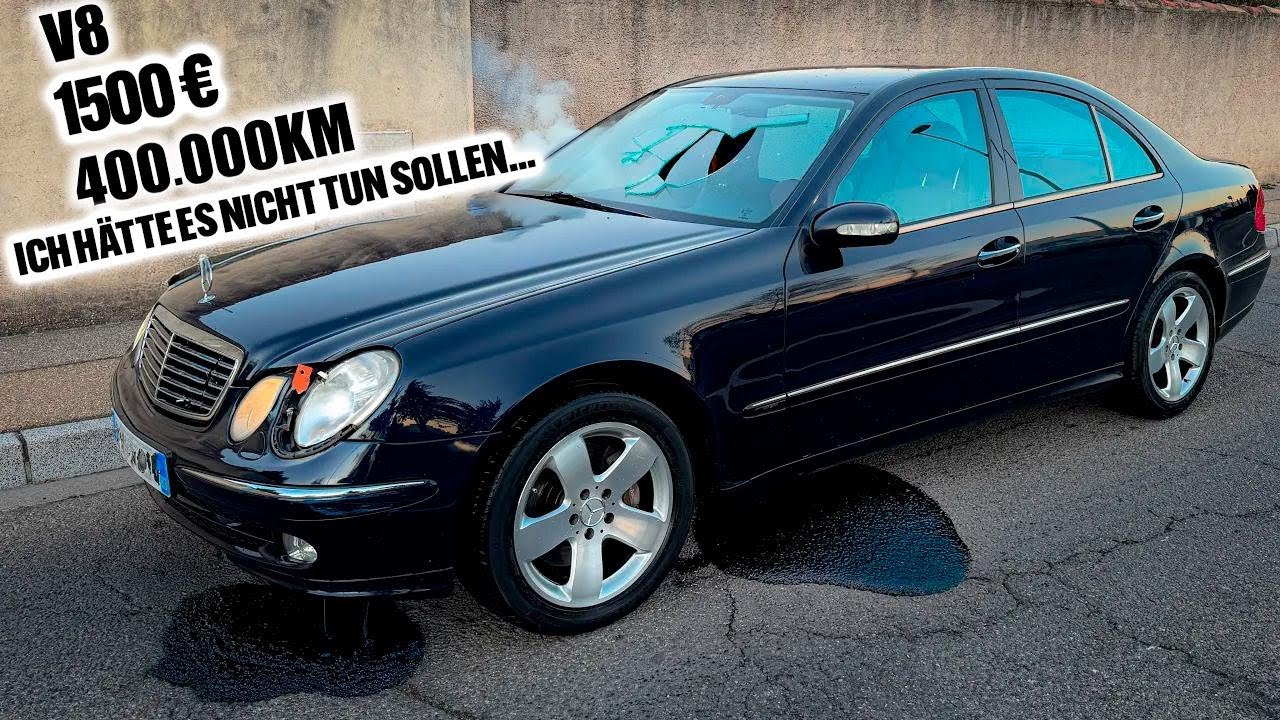 Ich hab die schlimmste Mercedes E500 der Welt gekauft – für 1.500 € und 400.000 km!