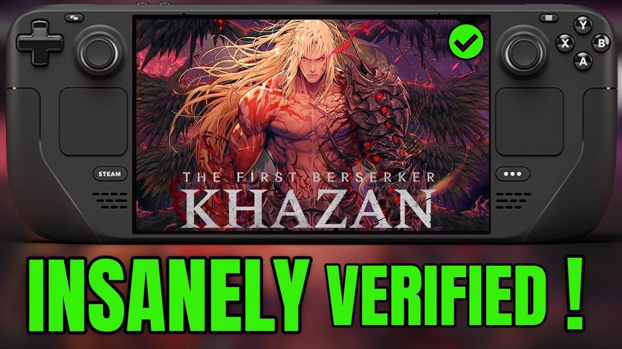 The First Berserker Khazan on Steam Deck is INSANELY VERIFIED - BEST SETTINGS so far