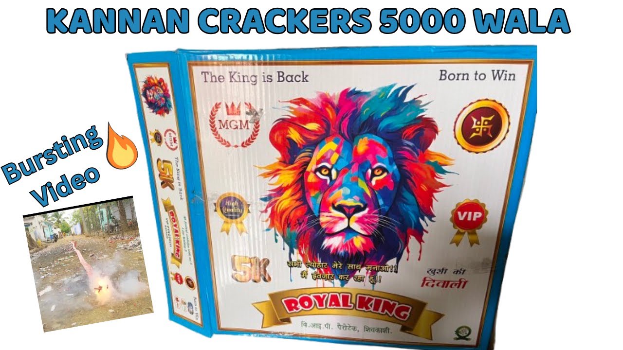  🔥Bursting 5000 Wala Crackers by Kannan Crackers | Ultimate Diwali Fireworks Show